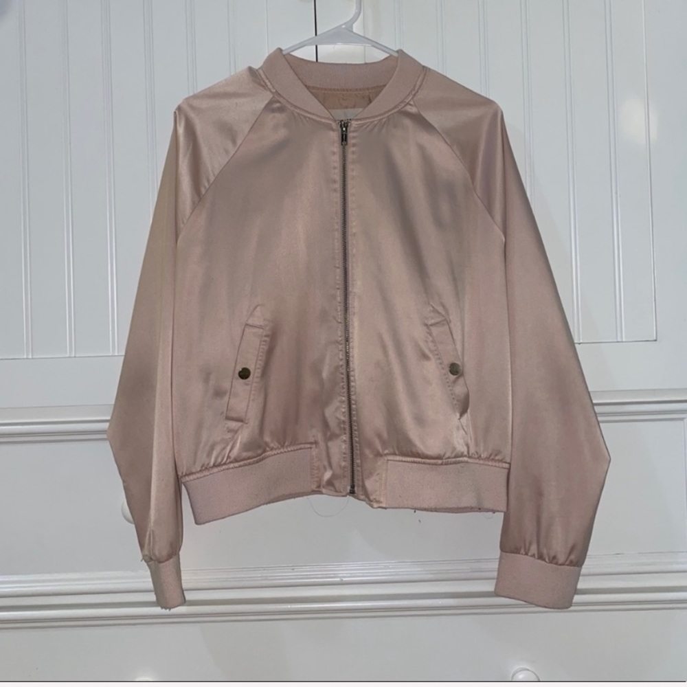 Mossimo Women’s Pink Bomber Jacket